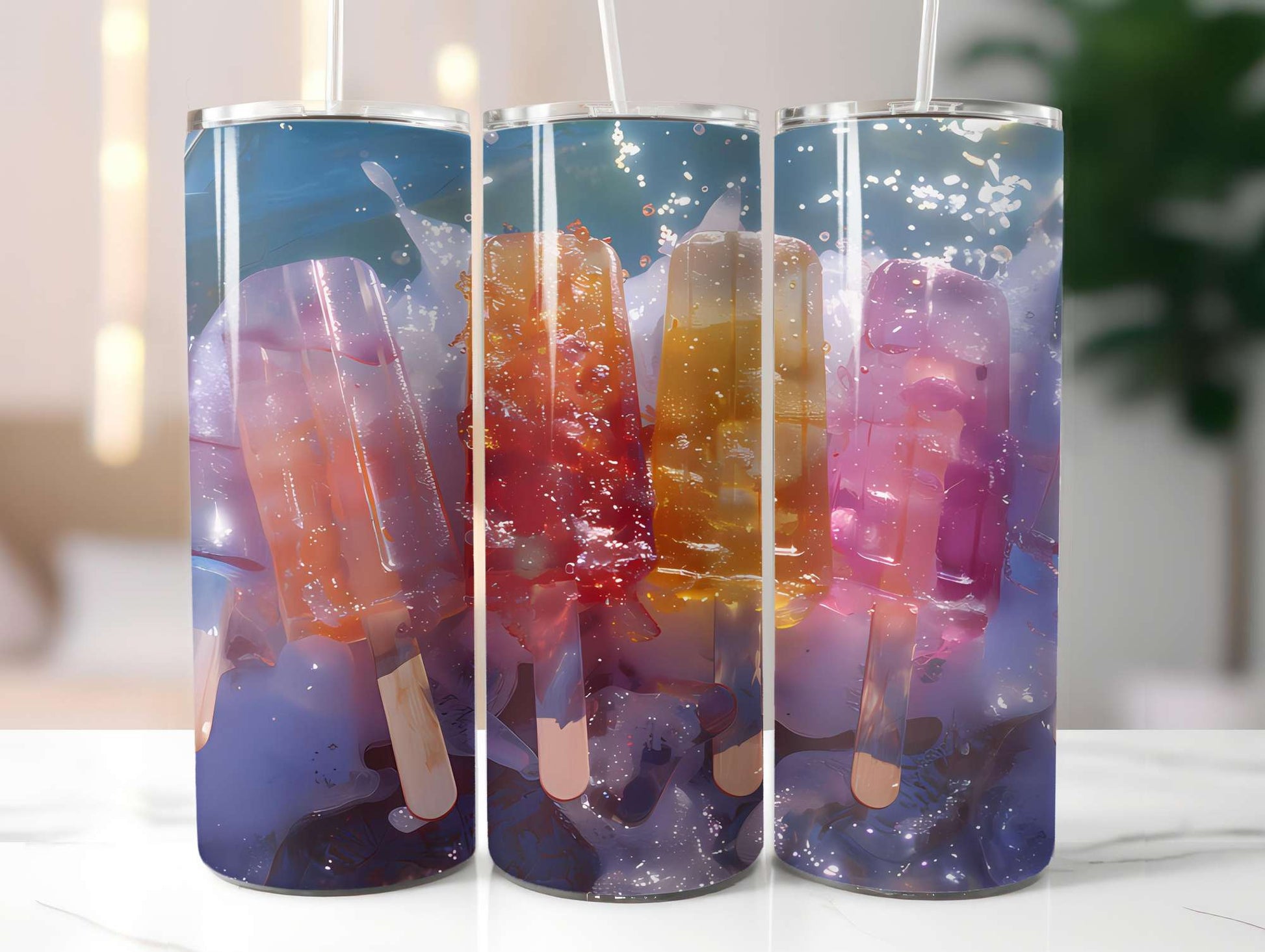 Popsicle Summer 3 Tumbler Wrap - CraftNest - Digital Crafting and Art