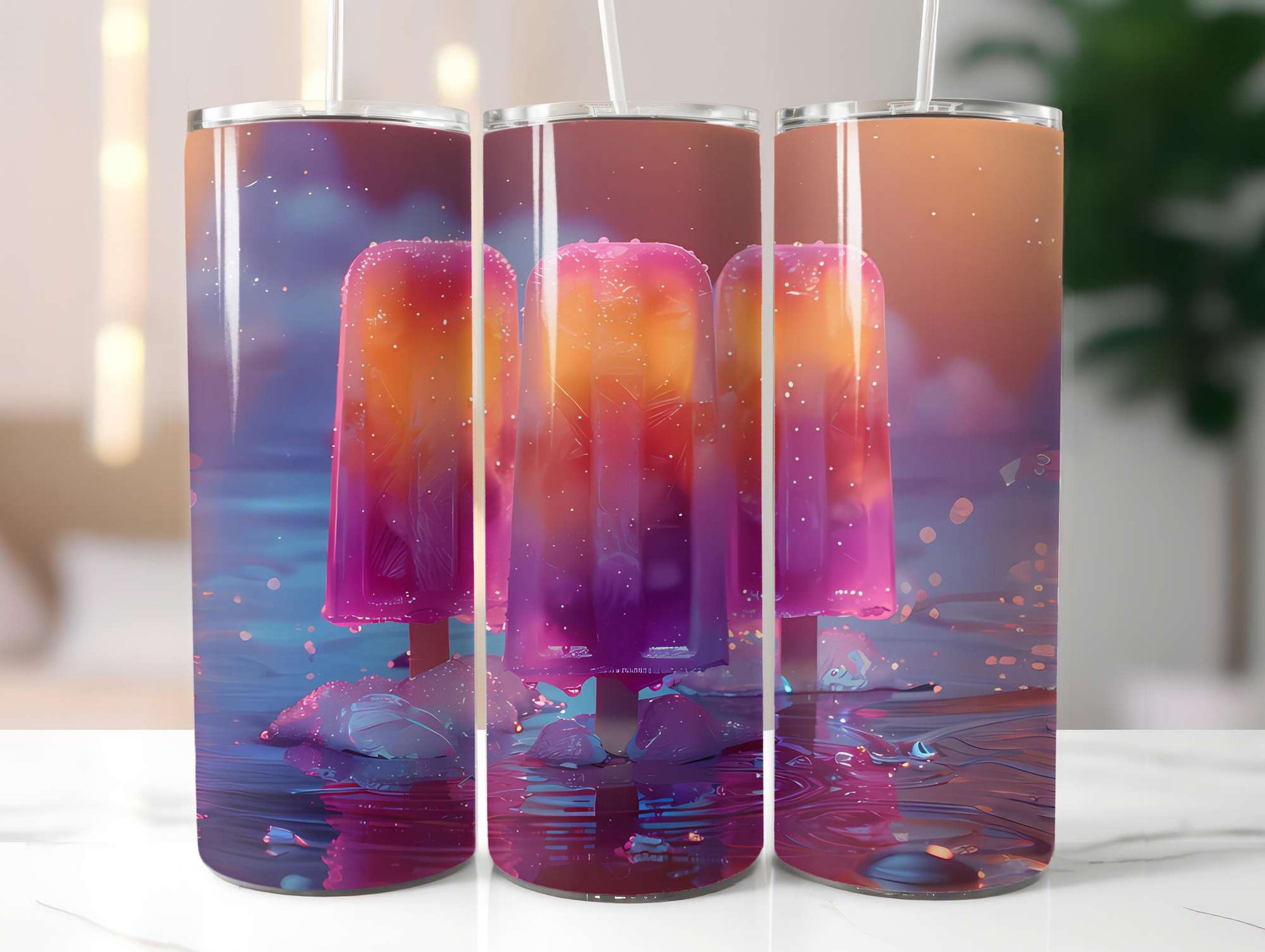 Popsicle Summer 3 Tumbler Wrap - CraftNest - Digital Crafting and Art