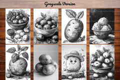 Potato Coloring Books - CraftNest - Digital Crafting and Art