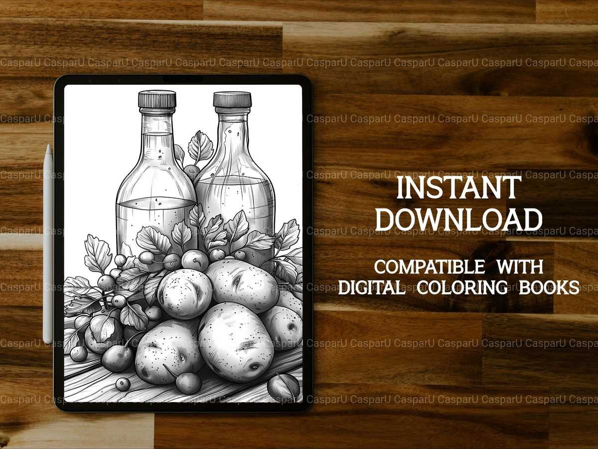 Potato Coloring Books - CraftNest - Digital Crafting and Art