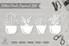 Potted Plants Papercut SVG Bundle