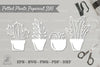 Potted Plants Papercut SVG Bundle