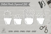 Potted Plants Papercut SVG Bundle