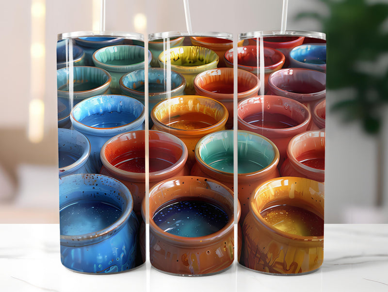 Pottery and Ceramics 5 Tumbler Wrap - CraftNest - Digital Crafting and Art