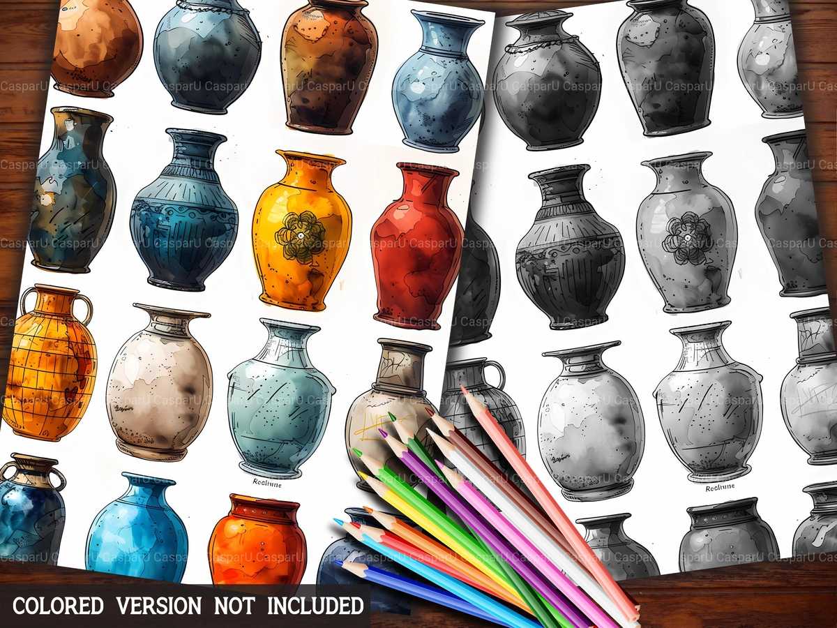 Pottery And Ceramics Coloring Books - CraftNest - Digital Crafting and Art