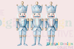 Chinoiserie Blue Nutcracker Clipart Bundle - CraftNest - Digital Crafting and Art