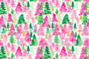 Preppy Lilly Inspired Christmas Seamless Digital Paper