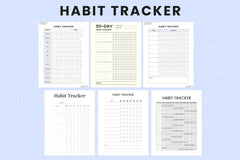 Effective Habit Tracker for Daily Success - CraftNest - Digital Crafting and Art