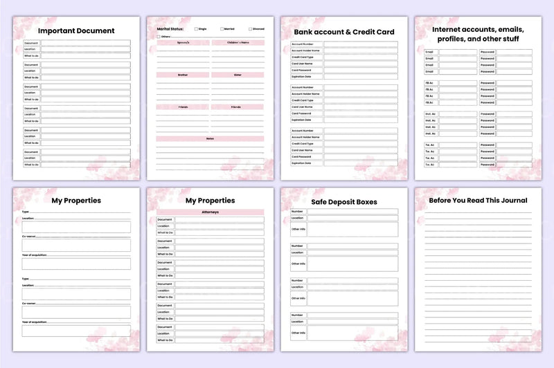End of Life Planner Guide - CraftNest - Digital Crafting and Art