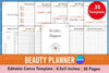 Beauty Planner Canva Template
