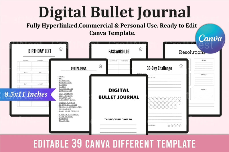 Bullet Journal - CraftNest - Digital Crafting and Art