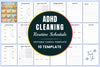 Adhd Cleaning Routine Schedule