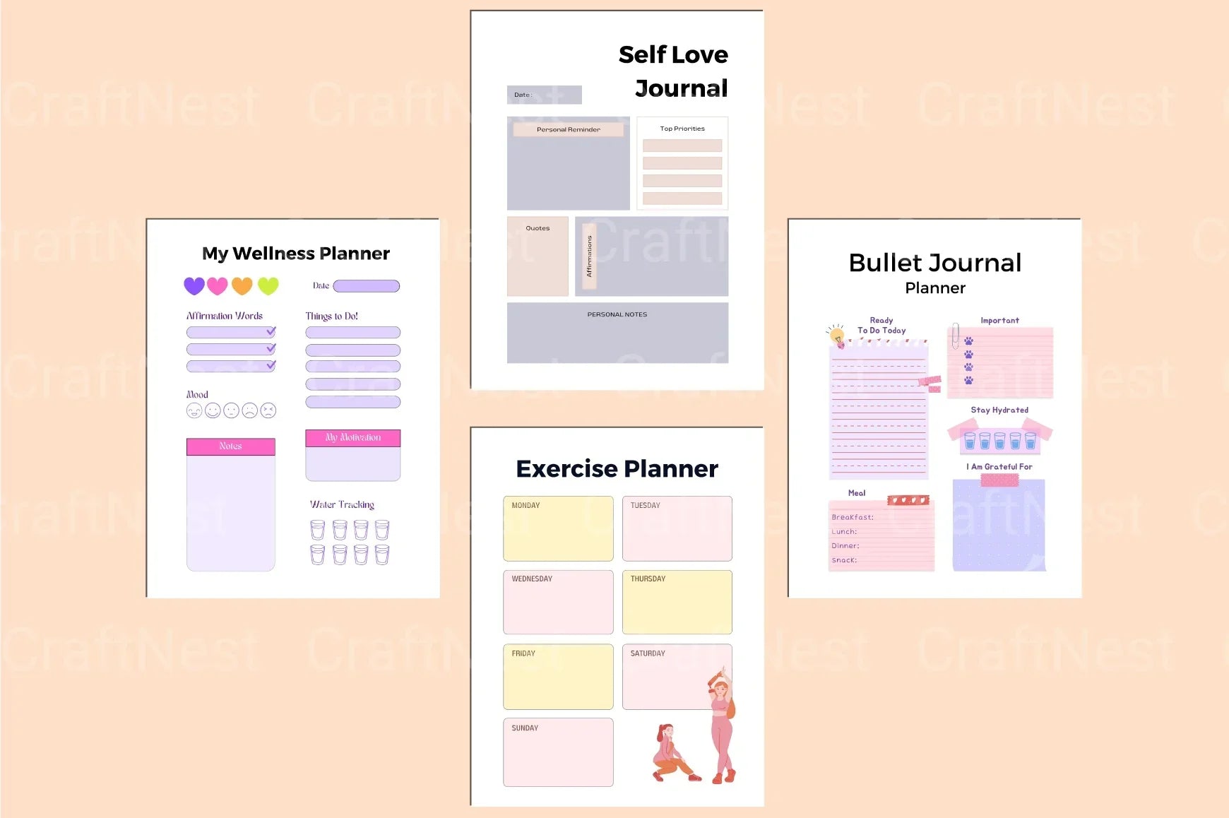 Editable Canva Template for Creative Projects - CraftNest - Digital Crafting and Art