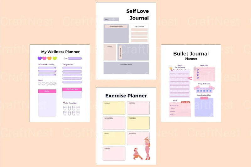 Editable Canva Template for Creative Projects - CraftNest - Digital Crafting and Art