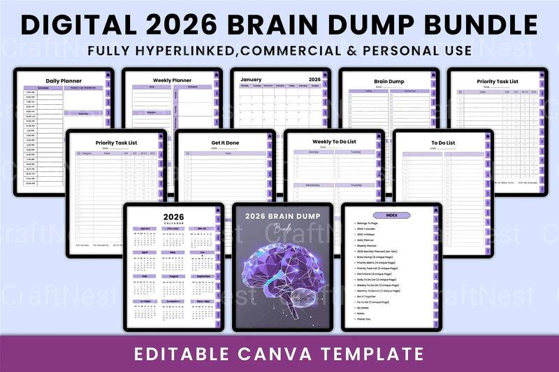 Brain Dump Ideas and Tips - CraftNest - Digital Crafting and Art