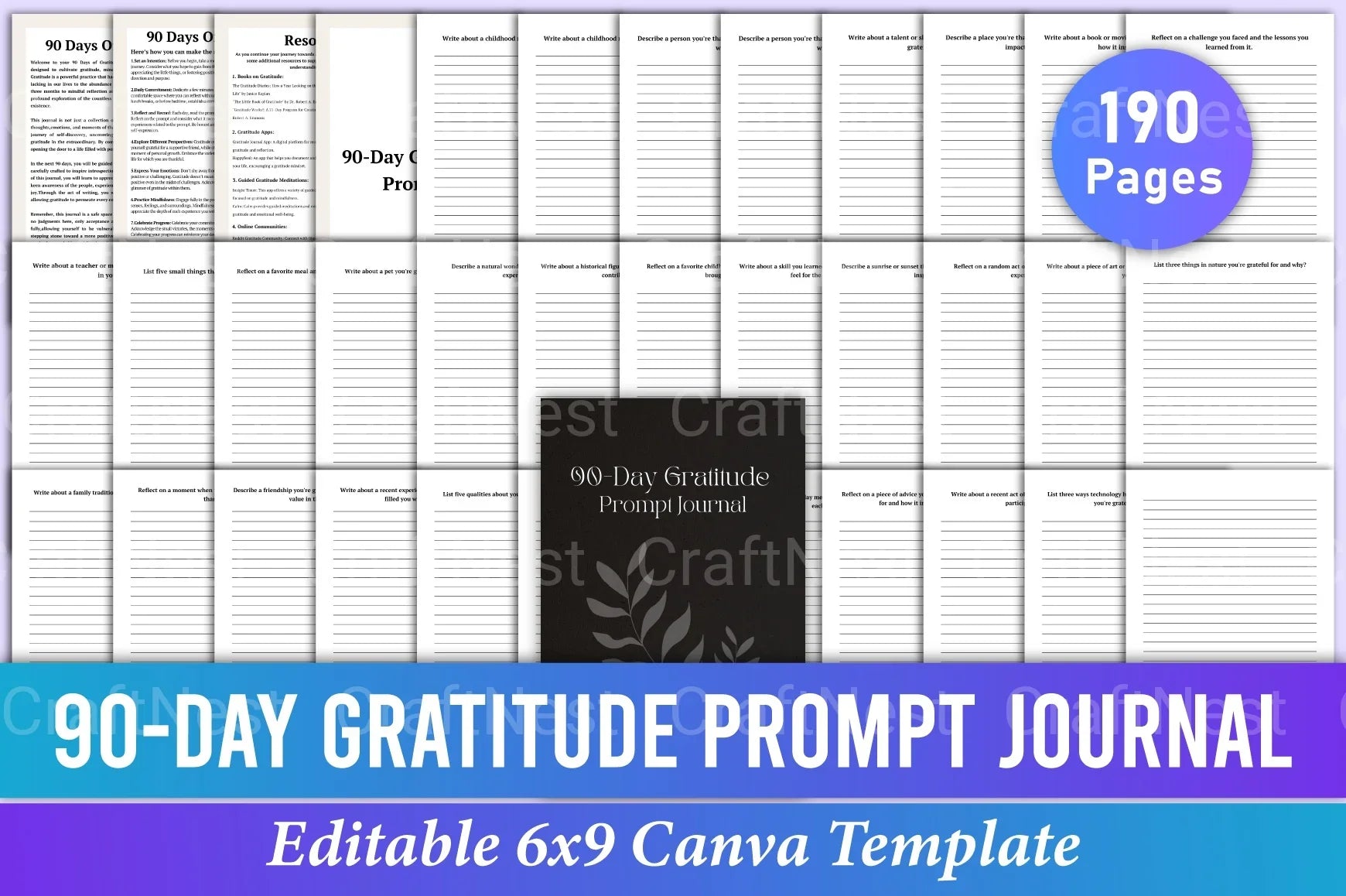 Daily Gratitude Prompt for Mindfulness - CraftNest - Digital Crafting and Art
