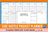 Side Hustle Project Planner Template on Canva