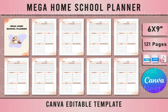 Mega Homeschool Planner - CraftNest - Digital Crafting and Art