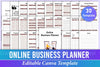 Online Business Planner Canva Template