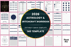Astrology Witchcraft Workbook for Beginners - CraftNest - Digital Crafting and Art