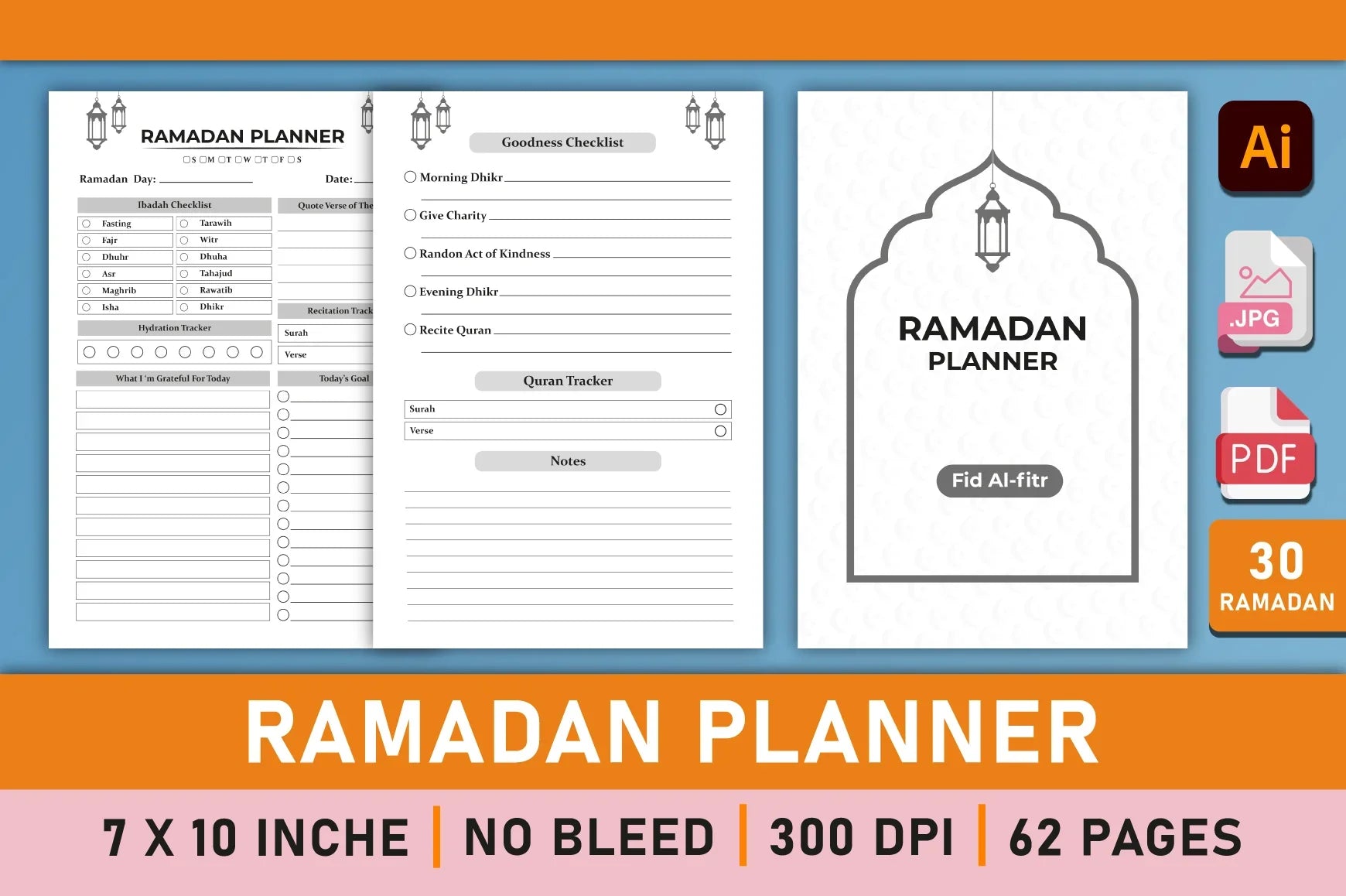 Ramadan Planner - CraftNest - Digital Crafting and Art