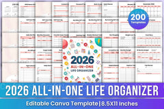 All-In-One Life Organizer - CraftNest - Digital Crafting and Art