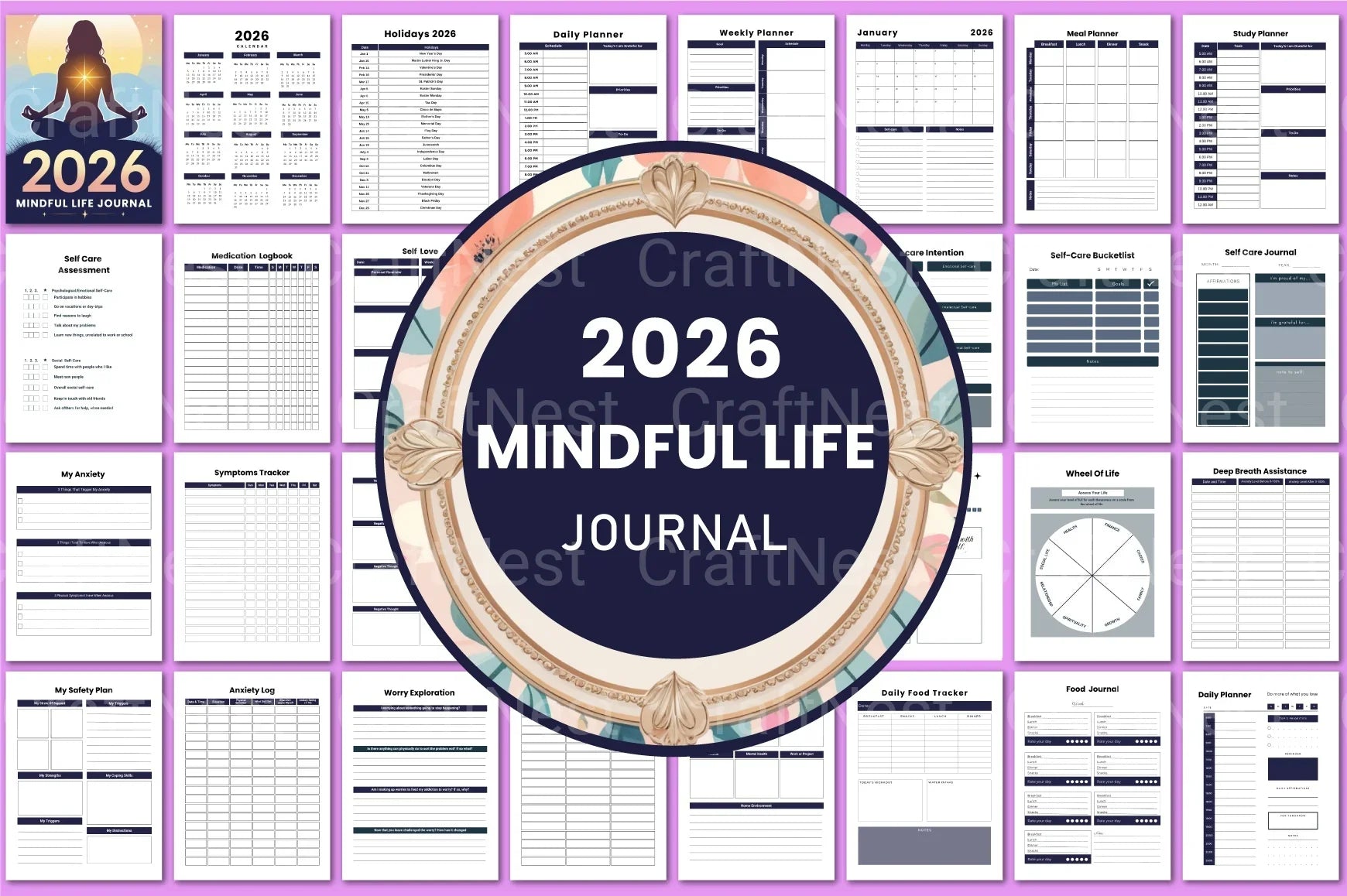Mindful Life: Embrace Mindfulness for a Balanced Lifestyle - CraftNest - Digital Crafting and Art