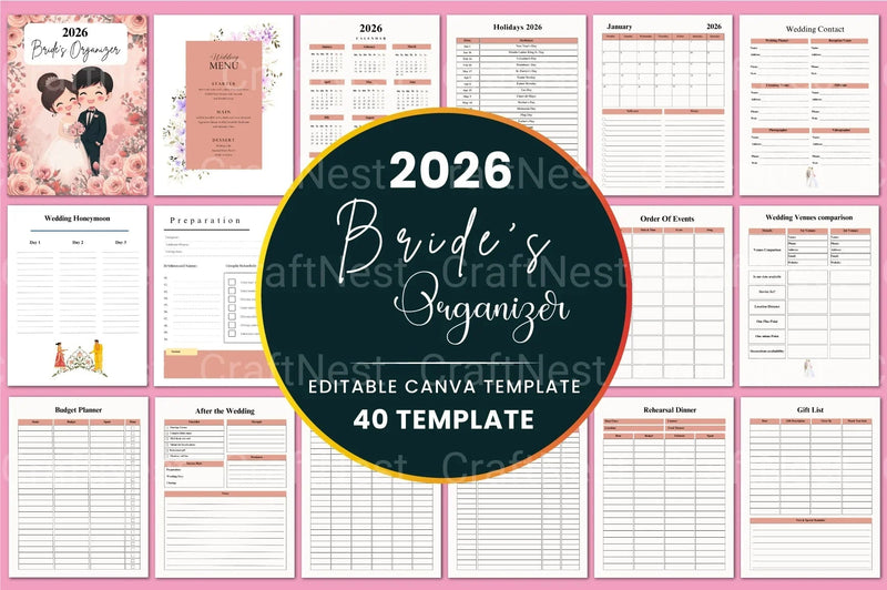 Bride Organizer Services - CraftNest - Digital Crafting and Art