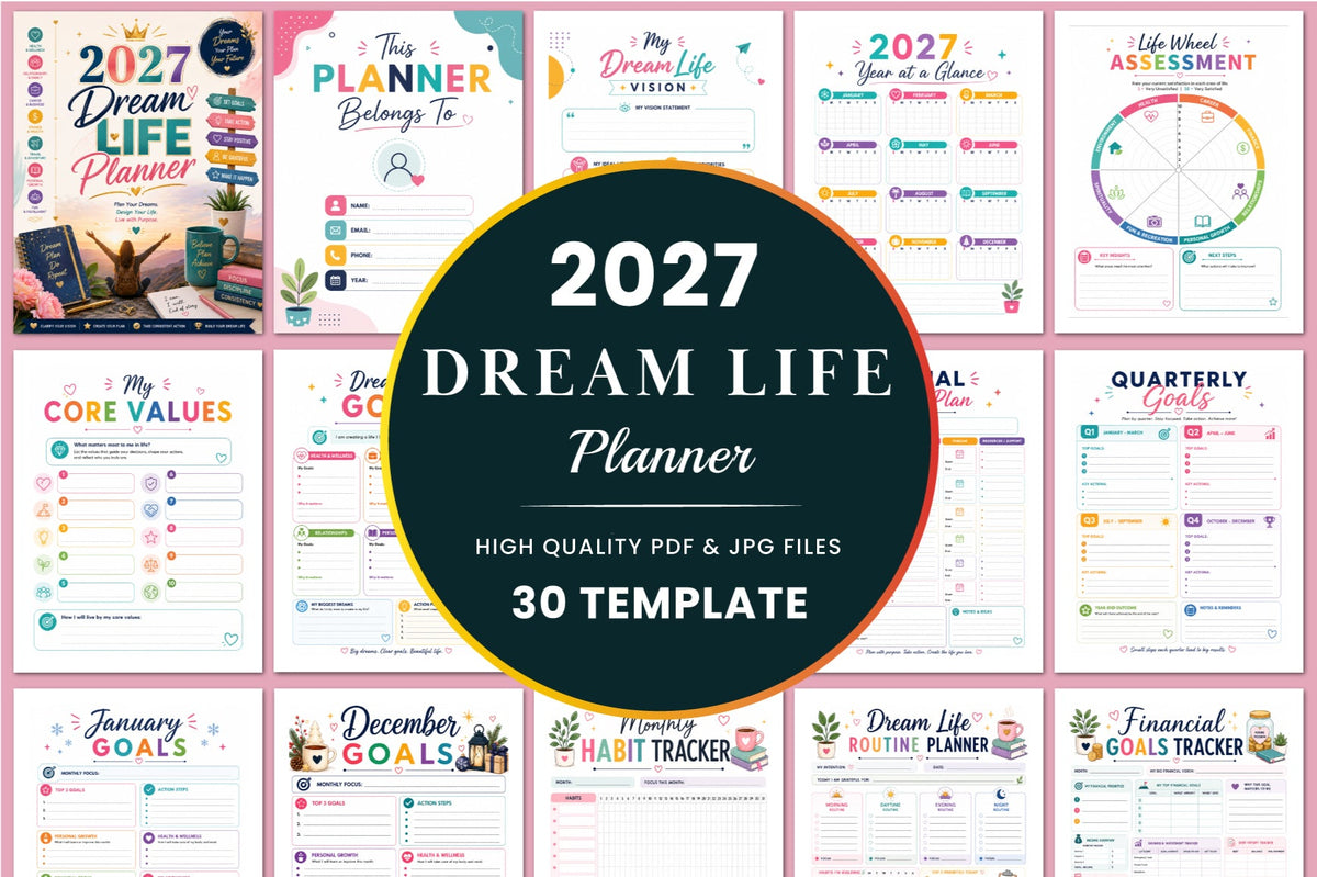 Dream Life Planner 2027