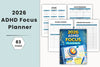 ADHD Focus Planner for Improved Concentration