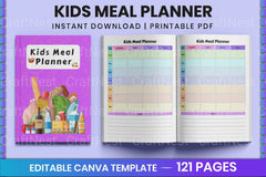 Kids Meal Planner for Healthy Eating - CraftNest - Digital Crafting and Art