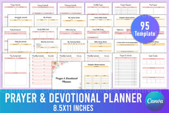 Prayer Devotional Planner for Spiritual Growth - CraftNest - Digital Crafting and Art