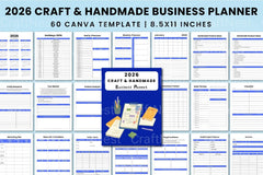 Craft Handmade Business Planner - CraftNest - Digital Crafting and Art