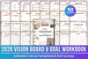 Vision Board Goal Workbook for Success