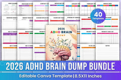 ADHD Brain Dump Guide - CraftNest - Digital Crafting and Art
