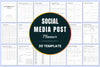 Social Media Post Planner  Bundle