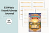 Week Thankfulness Journal
