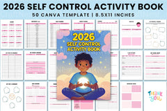Self Control Activity Book for Kids - CraftNest - Digital Crafting and Art