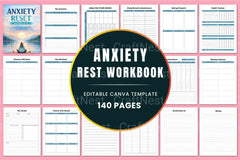 Anxiety Reset Workbook: Transform Your Mindset - CraftNest - Digital Crafting and Art