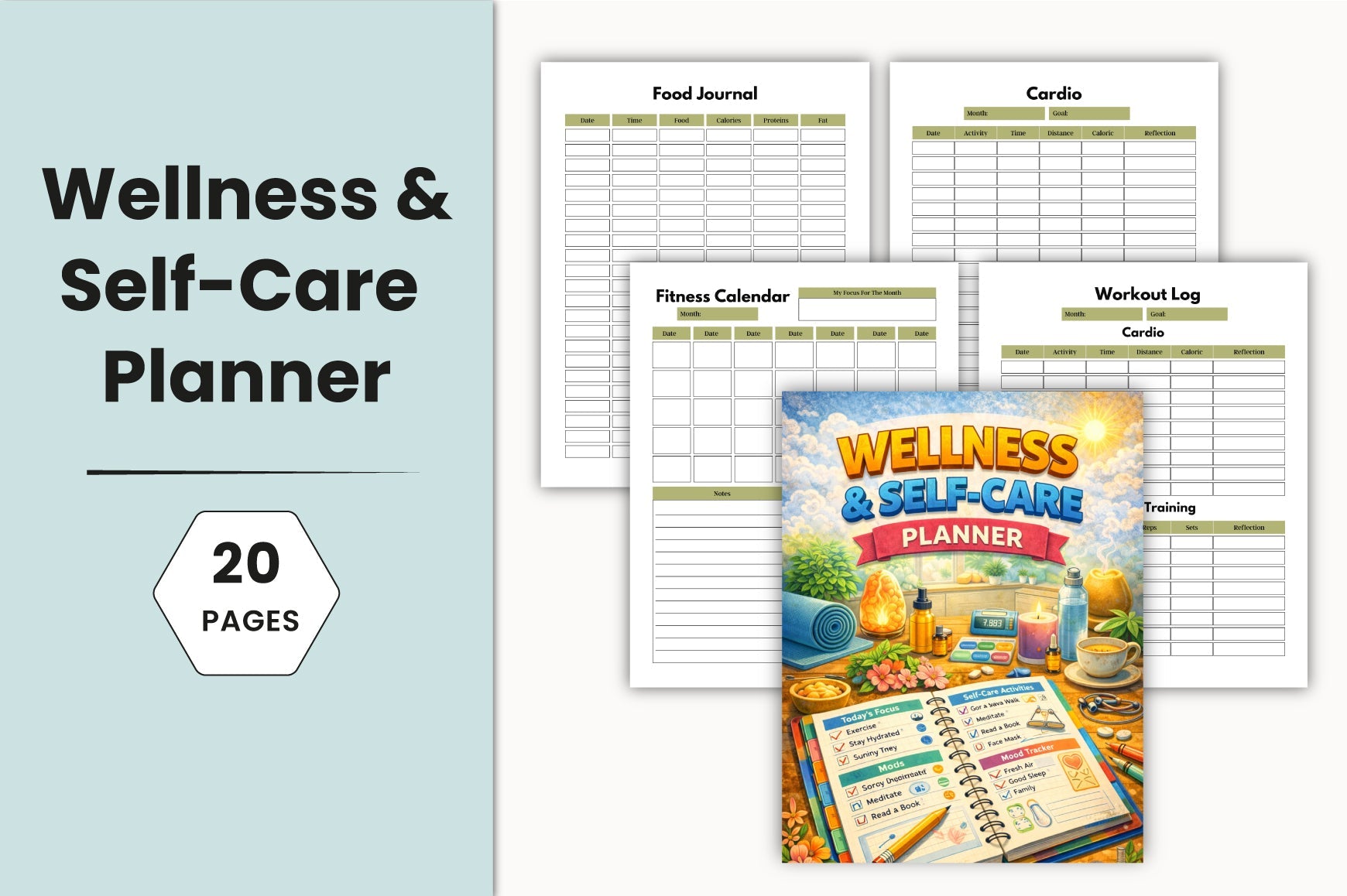 Wellness Self-Care Planner