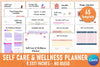 Self Care Wellness Planner for Personal Growth