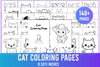 Cat Coloring Page