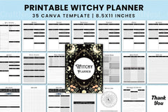Witchy Planner: Enchant Your Daily Organization - CraftNest - Digital Crafting and Art