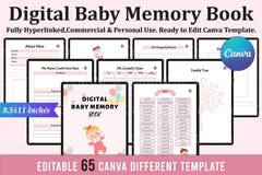 Baby Memory Book: Cherish Every Milestone - CraftNest - Digital Crafting and Art