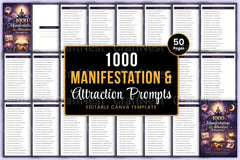 Manifestation Attraction Prompts for Success - CraftNest - Digital Crafting and Art