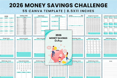 Money Savings Challenge - CraftNest - Digital Crafting and Art