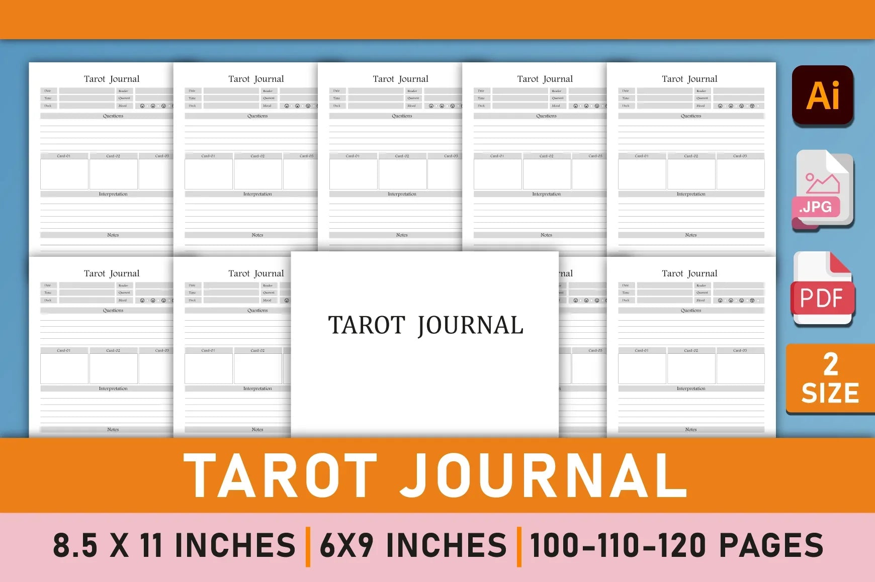 Tarot Planner  Bundle - CraftNest - Digital Crafting and Art