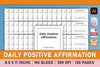 Daily Positive Affirmation Planner