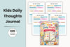 Kids Daily Thoughts Journal
