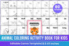 Animal Coloring Activity Book for Kids